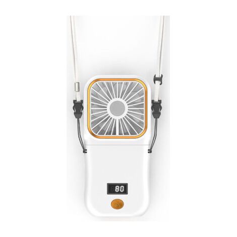 Mini Ventilateur Portable,Ventilateur a Main USB Rechargeable,Petit Ventilateur de Poche a Pile Pliable Portatif avec Affichage LED,Personnel Ventilateur Bureau Silencieux Pour Voyage,Extérieur (1/4)