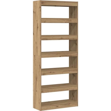 Maison Exclusive - Armadio per Libri Rovere artigianale 80 x 30 x 198 cm