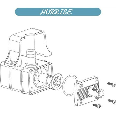 Pompe Submersible - DC 12 V - Débit 240 L/H - Hauteur Manométrique 300 cm - Pour Humidificateur Refroidissement Aquarium - 1 Pièce (1/4)