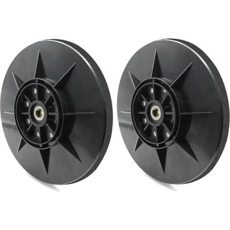 Lot de 2 Patin de ponçage auto-agrippant compatible avec Einhell TC-DW 225 TE-DW pour disques de ponçage de 225 mm pour ponceuse à cloison sèche