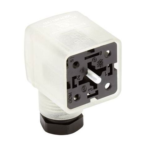 Connettore per valvola serie GDM2 1F6 Trasparente GDM21F6-L12-10D 934888016 Lumberg Automation Contenuto: 1 pz.