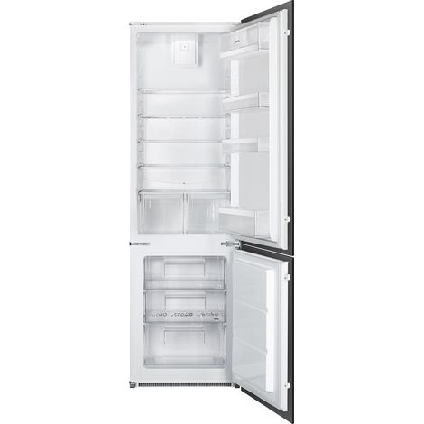 Smeg C41721F Frigorifero con Congelatore Da incasso 268 L F Bianco (1/2)