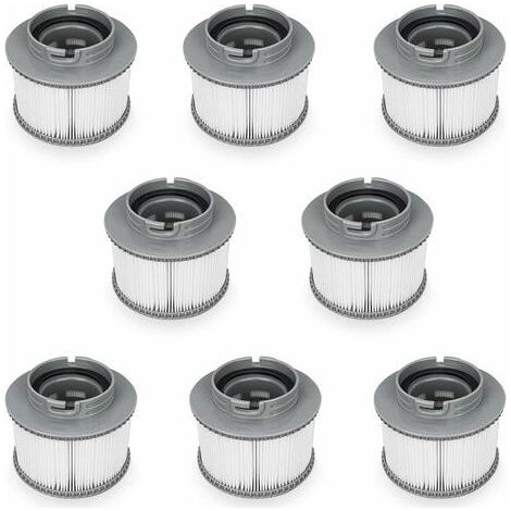 BUNTHAUS Lafiucy Ersatzfilter für MSPA FD2089, Kartuschenfilterpumpe für Whirlpools und Spas, 8 Stück (1/5)