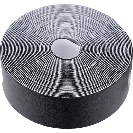 Protection Adhésive pour Cadre de Raquette de Tennis, Bande Anti-Rayures en PU Noir (1/5)