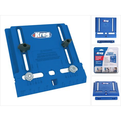 KREG Cabinet Hardware Jig Bohrschablone für Möbelgriffe ( KHI-PULL ) für Möbelbau und Schranktüren