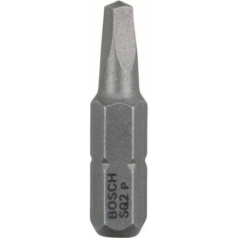 Bosch Accessories 2608521109 Inserto a Profilo a cava quadra/Robertson Impronta (cacciavite): 1/4 (6.3 mm) Forza: Quad (1/2)