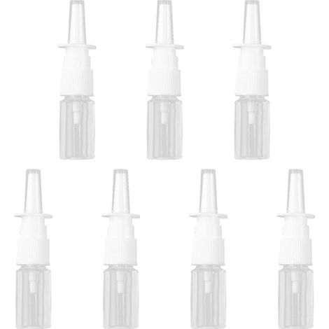 [NIEMALS VERWENDET] Packung mit leeren, nachfüllbaren Nasensprayflaschen – 20 ml Feinnebel-Zerstäuber für Parfüm, Toner, Gesichtsspray, ätherische Öle (transparent)