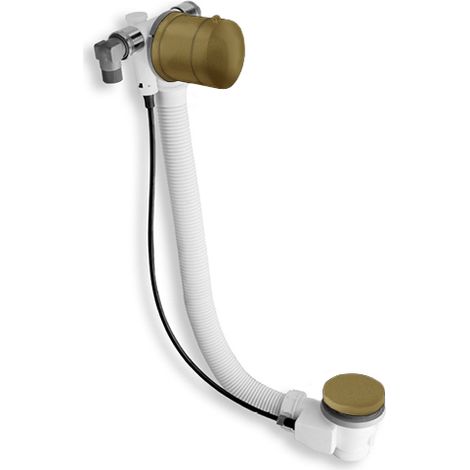 Vidage Remplissage Baignoire Par Trop Plein Laiton 58 Cm Vieux Bronze - CRISTINA ONDYNA VE26392 (1/2)