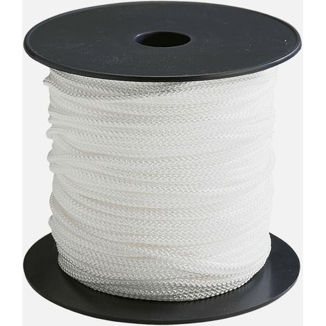 Werka Pro – Tresse en polypropylène 6mm – Longueur 100m – Corde résistante pour applications professionnelles – Couleur blanche