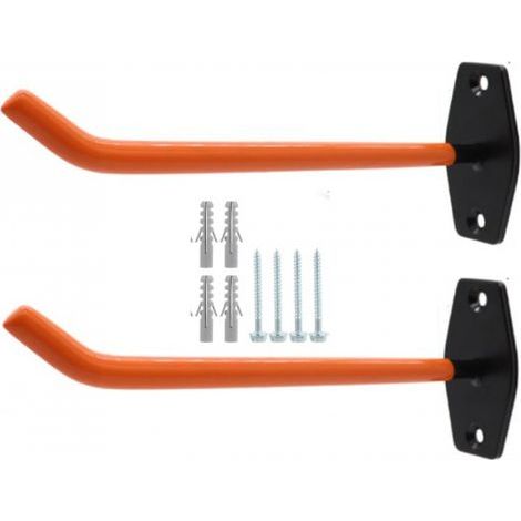 2 Pack Ink Tire Holder Wall Mount Storage Rack 26cm Large Garage Hooks for Organizing Garages, Tire Wheels, Ladder