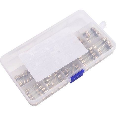 Kit assorti de tubes de fusibles en verre de voiture à soufflage rapide, 100 pièces, 55 pièces 5x20mm, 45 pièces 6x30mm, Amp 0,2a, 0,5a, 1A, 2A, 3A, 5A, 10A, 15A, 20A, 30A (1/5)