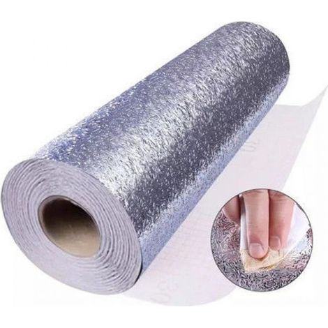 Texture-1 roll of self-adhesive aluminum foil 40cm 5M kitchen self-adhesive aluminum foil (1/5)
