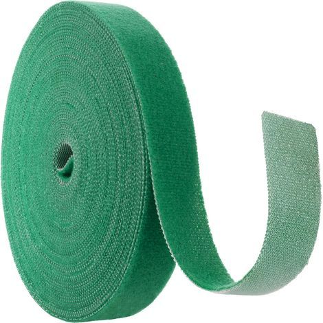 Kletterpflanzen-Klettband, 10 m x extra breit (20 mm) – wiederverwendbares, selbstklebendes Gewächshauszubehör für Pflanzen, Bäume, Kletterpflanzen und mehr. (1/5)