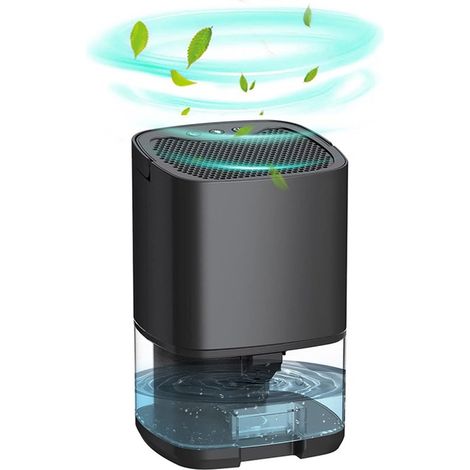 Déshumidificateur et purificateur d'air électrique silencieux - déshumidificateur avec lumière LED - arrêt automatique (1/5)