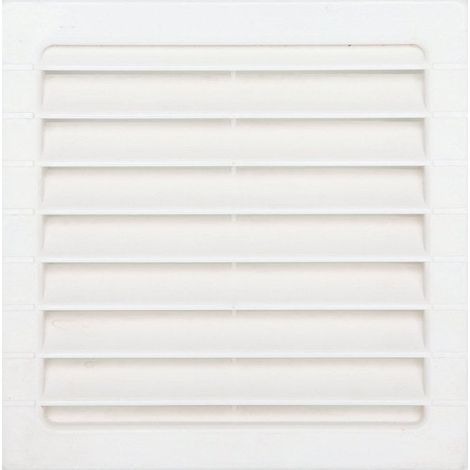 Grille d'aération abs naturel, L.14.5 x l.14.5 cm