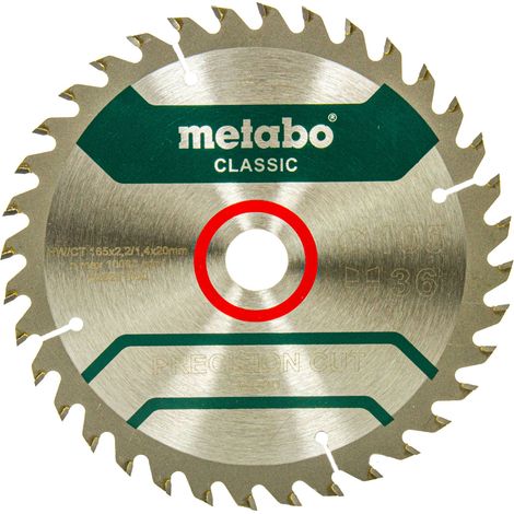 Kreissägeblatt precision cut wood classic D165x2,2/1,4xBohrung20mm Z.36 WZ