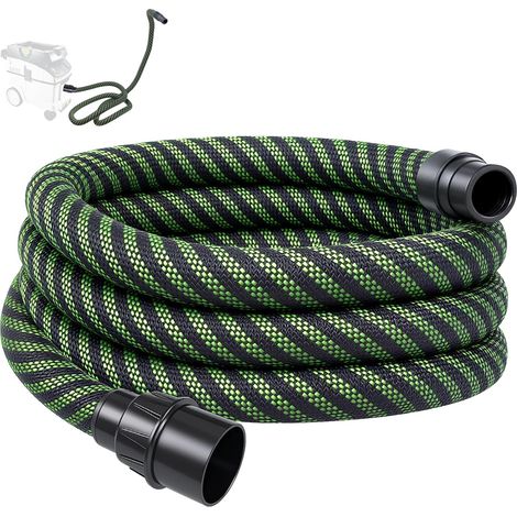 Tuyau d'aspirateur de 3,5 mètres, D27/32x3,5M, adapté aux aspirateurs Festool CT 26/36/48, CT 15/25, CT Mini et CT Midi, et également adapté aux ponceuses, scies sur rail et autres outils électriques.