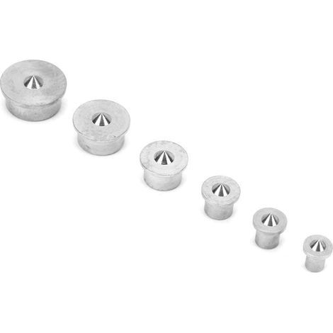 6pcs Cheville et Tenon Center Points Pin Woodworking 4mm à 12mm Tenon Center Set (1/5)