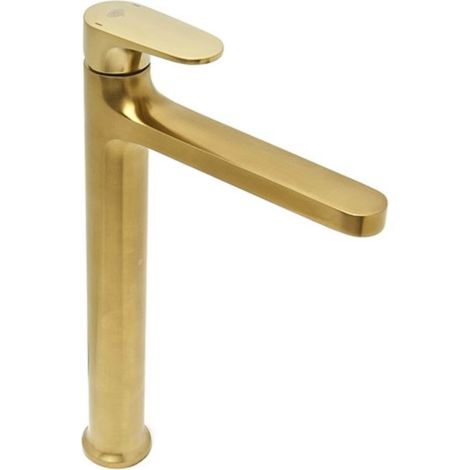 Swiss Aqua Technologies SAT DARK XL Waschtischmischer mit Hebel, gebürstetes Gold (SATBSDA285PBZ) (1/5)