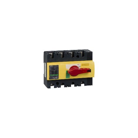 Interruttore / sezionatore Compact INS100 - 100 A - 4 poli - comando emergenza - 28925