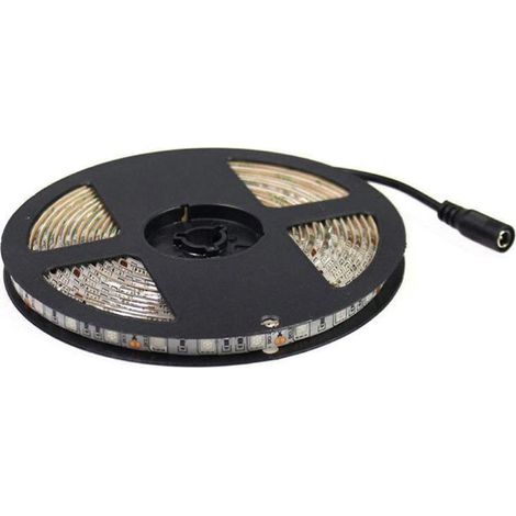 Striscia led 2835 strip led flessibile 5 metri bobina adesiva 600 led smd luce bianca calda 3000k waterproof Ip55 (1/2)