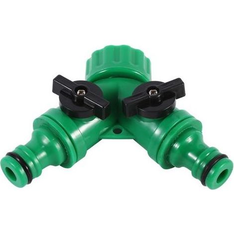 1Pcs Adaptateur Y 3‑Voies Connecteur Robinet Arrosage Jardin Goutte‑à‑Goutte Tuyau Irrigation 3/4" (1/5)