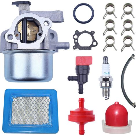 Le carburateur 799866 convient aux moteurs 790845 799871 796707 794304 12H800, moteurs adaptés aux tondeuses Toro Craftsman de ramassage, tondeuse de 2 pouces avec filtre à air, bougie, peinture de ba (1/5)