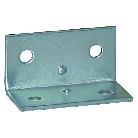 Equerre de fixation renforcée 40X21.5 Epaisseur 1.5 Acier zingué - 1 pièce (1/2)