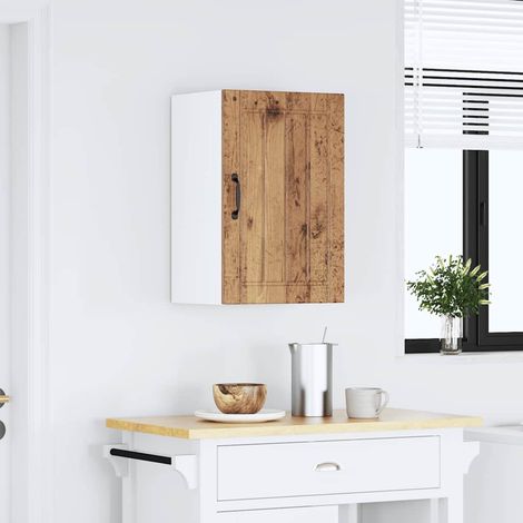 vidaXL Kitchen Wall Cabinet "Lucca" Old Wood Engineered Wood (1/5)