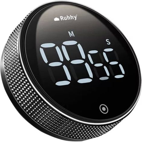 Northix Minutnik Tadar Nero Timer da Cucina LED