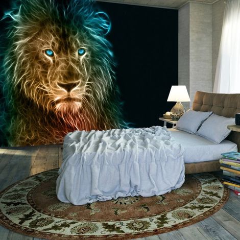 Papier Peint "Abstract Lion" 70 x 100 cm (1/2)