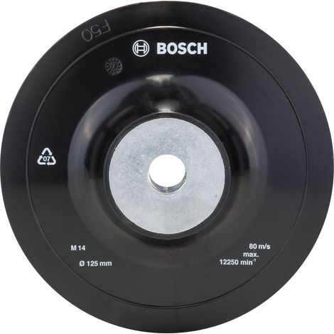 Bosch Sanding plate for angle grinders clamping system 125 mm 2609256257