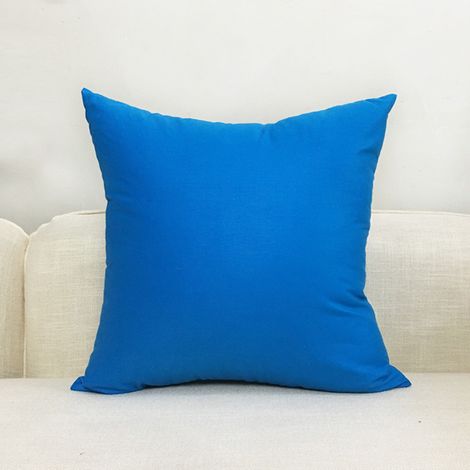 Housse De Coussin Extérieure Carrée - 45 x 45 cm - Polyester Enduit PU Imperméable - Pour Jardin Patio Balcon - Lot De 2 (1/3)