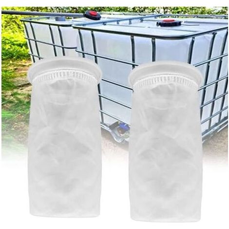 2 PCS Filtre IBC en Nylon, Filtre de Réservoir d'eau de Pluie IBC Filtre de Rechange IBC Lavable Filtre de Couvercle en Nylon - Raccord de Couvercle de Réservoir IBC (105 mm) (1/5)