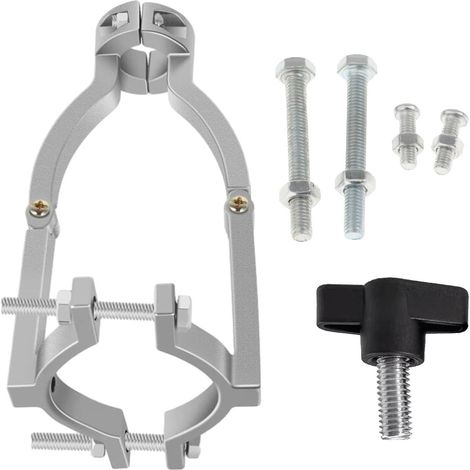Adaptateur De Foret À Trou Carré - Acier Inoxydable - Pour Mandrins De 38 À 55 Mm - Pour Perceuse À Banc Et Perceuse Manuelle - Lot Complet (1/5)