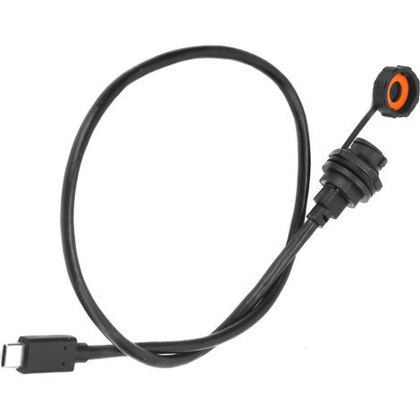 IP68 wasserdichter USB TYPE-C Buchse/Stecker mit E10TPC-BF-F/TPC-AM Kabelstecker (0,3 Meter) (1/5)