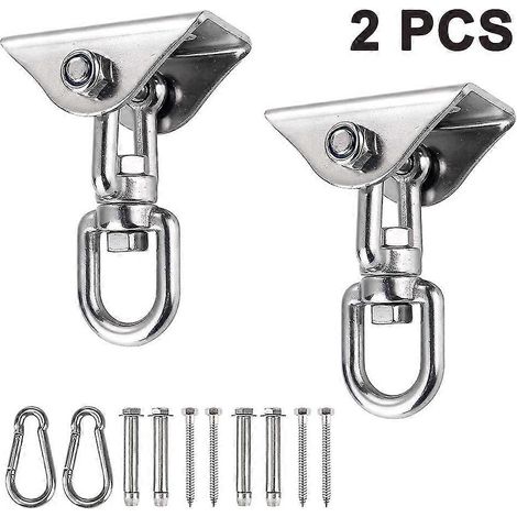 Kit de suspension robuste pour hamac, crochets de plafond, crochets pour balançoire (1/5)