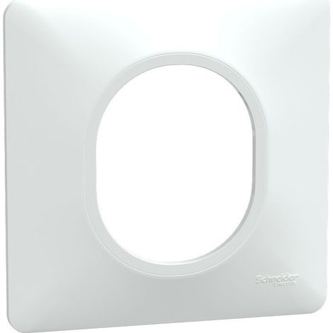 Lot de 360 plaques de finition 1 poste - Blanc - Ovalis - S320702P - Schneider (1/3)