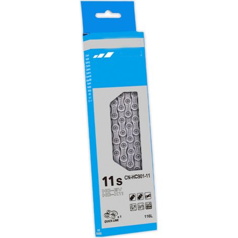 Chaîne de vélo Shimano CN-HG901-11 : 116 maillons, idéale pour vélos de route et VTT
