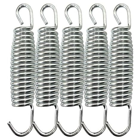 Trampoline Springs Replacement Galvanized Iron Springs Rustproof Durable Trampoline Accessories 120mm/4.7" (1/5)