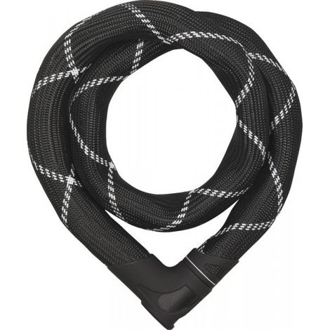 ABUS Iven Chain 8210 Lucchetto a Catena - Lucchetto per Bicicletta in Acciaio Temperato - con Rivestimento in Fibra Sintetica - Livello di Sicurezza ABUS 10