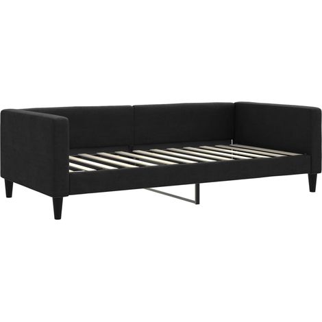 Lit de repos noir 100x200 tissu (1/5)