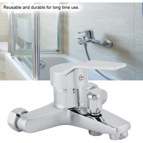 Robinet mitigeur - OMABETA - Mélangeur de douche mural - Alliage de zinc - Installation facile - Durable (1/3)