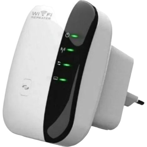 Repeteur Wifi - 300 Mbps - 2,4 GHz - Mode Repeteur Et Point D Acces - Port Ethernet - Compatible Tous Routeurs - 1 Unite (1/5)