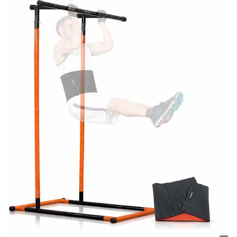 Fitness-Traktionsstation, Sportgürtel mit Sauna-Effekt und Übungsanleitung InnovaGoods ZUGSTANGE - DIP-STATION (1/5)