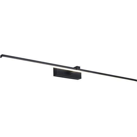 Ensoleille – Applique murale LED salle de bain 30W – Lumière blanche neutre 4500K – Aluminium étanche IP44 – Longueur 40CM – Design moderne noir