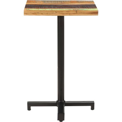 Maison Exclusive - Tavolo da Bistrot Quadrato 50x50x75 cm in Massello di Recupero (1/5)