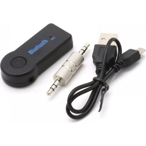 Adaptador receptor de audio estéreo para coche Balems inalámbrico Bluetooth de 3,5 mm AUX