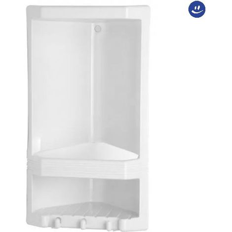 GEDY ART.8079 ANGOLIERA DOCCIA BIANCA (1/4)