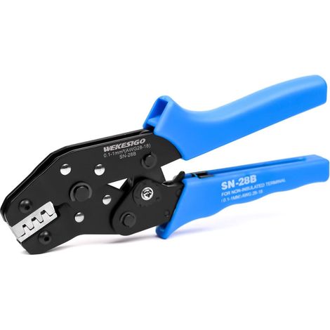 Pince à sertir à cliquet Dupont SN-28B 0,1-1,0 mm² (AWG28-18) pour connecteur KF2510 de 2,54 mm 3,96 mm (1/5)